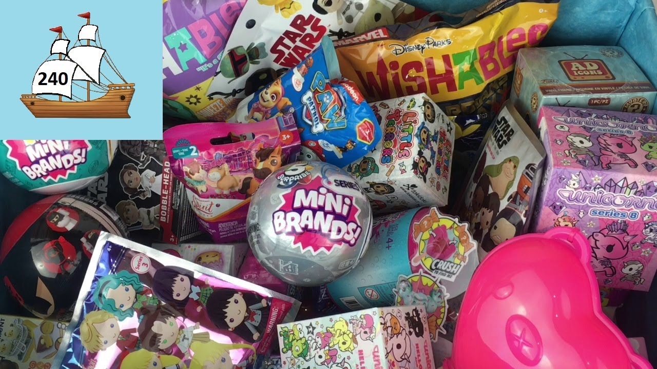 Blind Bag Ship 240 Tokidoki Mini Brands Disney Wishables Funko