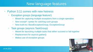 Structured Concurrency in Python 3.11 - Alex Grönholm | HelPy 24.5.2022 @ Futurice