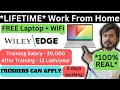 Wily Edge Hiring Fresher ~ Work From Home Jobs ~ Online Jobs at Home ~ Latest Job Vacancy 2023 ~ Job