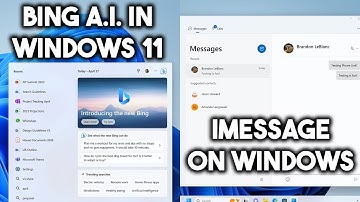 Microsoft adds Bing AI in Windows 11, Windows Supports iMessage, RTX AI upscaling, Meta AI Updates
