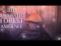ASMR | 10 HOURS | ENCHANTED FOREST AMBIENCE (occasional rain) For sleep, study, deep relaxation.