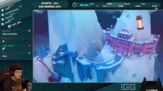 World Record - Celeste All Red Berries Speedrun in 54:18