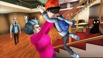 Scary Teacher 3D - Gameplay Walkthrough Part 10 - Miss T Spider Prank (Android, iOS)