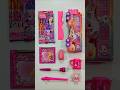 Latest Pink Stationery Items, Pencil Box, Pen, Notebook, Sharpener #stationery #backtoschool #shorts