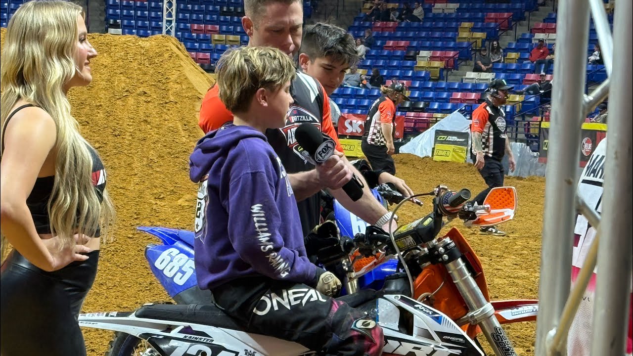 Partzilla Arenacross Fayetteville 1 Видеоблог и гонки!!