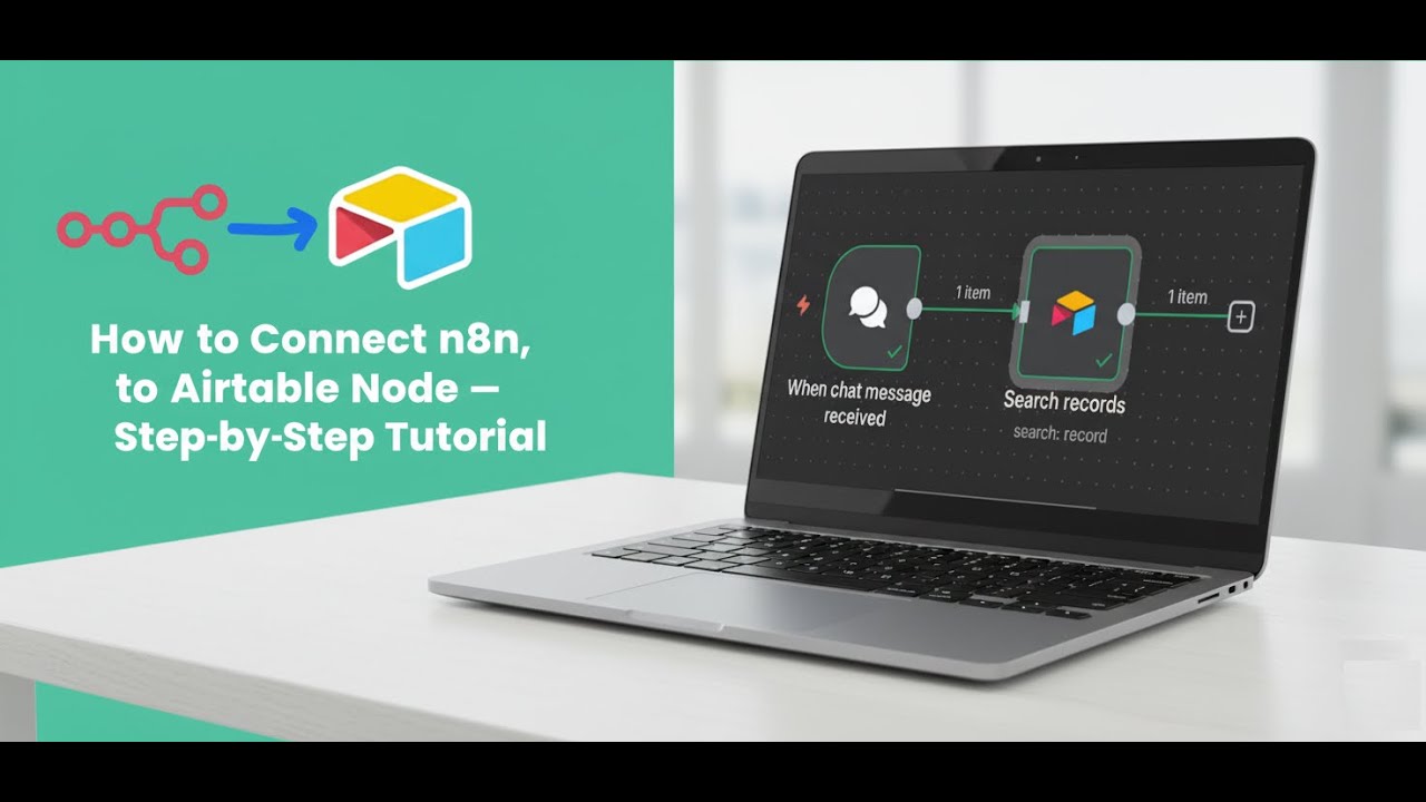 How to Connect n8n to Airtable Node Step by Step Tutorial - YouTube