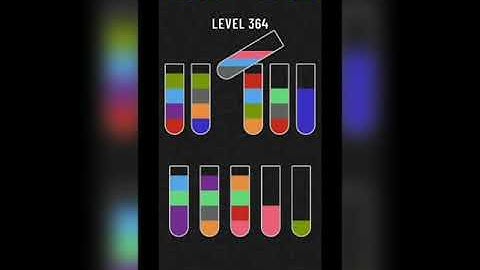 Water sort puzzle level 364