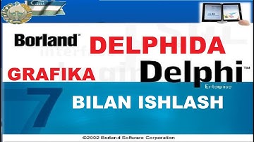 59 dars DELPHIDA GRAFIKA BILAN ISHLASH. INFORMATIKA  10-SINF DELPHI DASTURLASH
