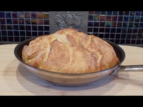 Easy No Knead Bread Baked In A Skillet No Dutch Oven No Problem-11-08-2015