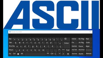 COMO USAR EL CÓDIGO ASCII CON EL TECLADO EN PANTALLA