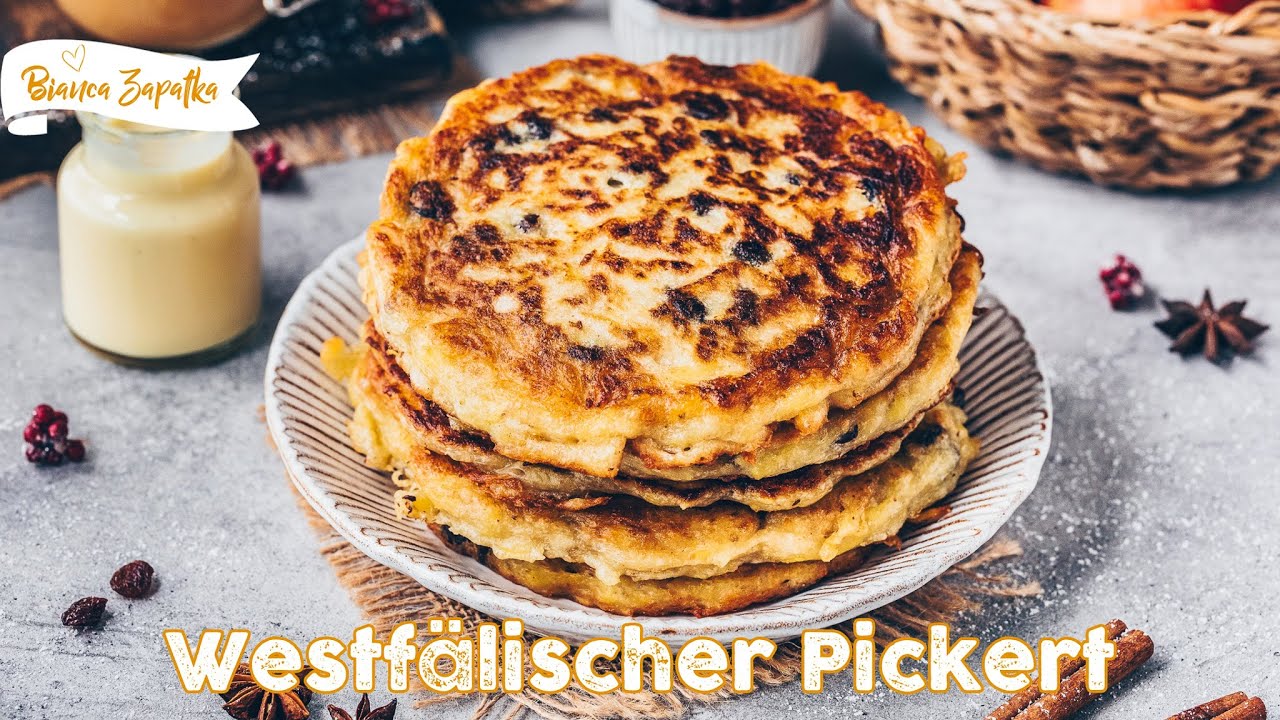 Lippischer Pickert nach Omas Rezept - Pfannkuchen aus Kartoffeln ohne ...