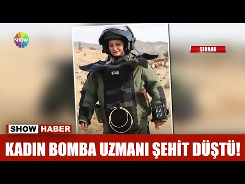 Kadın bomba uzmanı şehit düştü!