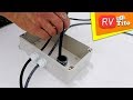 Cable Access Hole Through RV Roof // How To // Solar