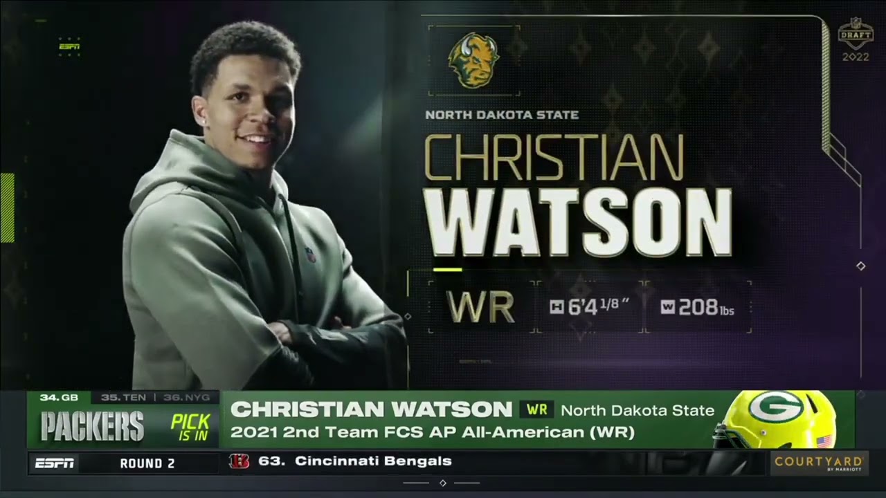 christian watson draft pick