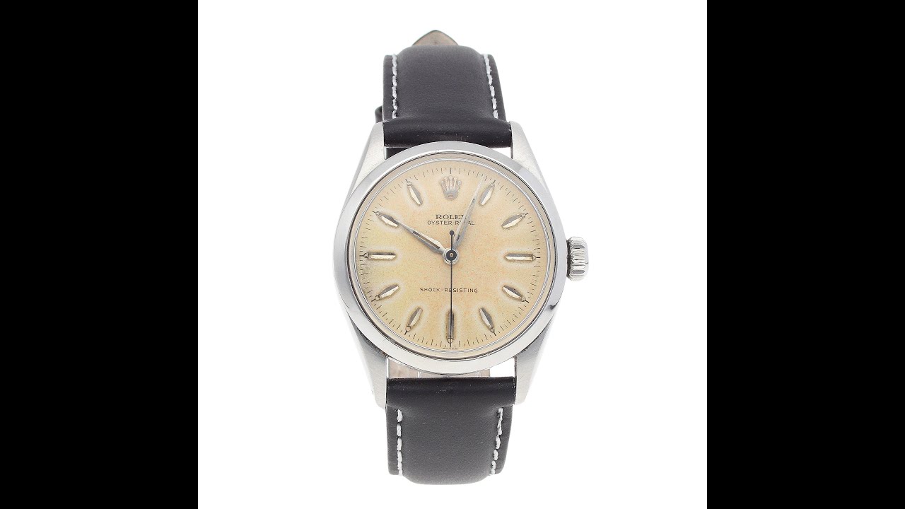 Rolex Oyster Royal Pre Owned Watch Ref 6444 Ramsdens Jewellery