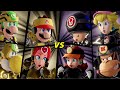 Mario strikers battle league  team mario vs team toad hard cpu
