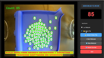 Build Real-Time Object Detection + Counting + Tracking Software On Windows