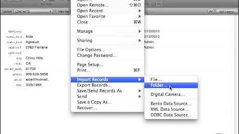FileMaker Tutorial - 024 - Importing Data pt 1