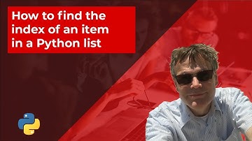 How to find the index of an item in a Python list