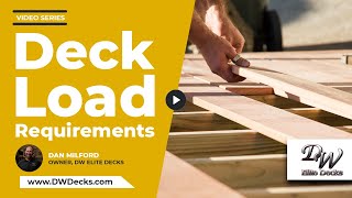 Detailed Understanding Deck Load Requirements in KC | DW Elite Decks Profile