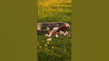Python attack chickens  #wildlife #freerangechickens #nature #freerangeeggs #snake #freerangefarming