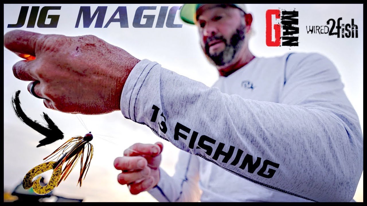 How to Fish Jigs for Tough Summer Bass Gerald Swindle Tells All YouTube