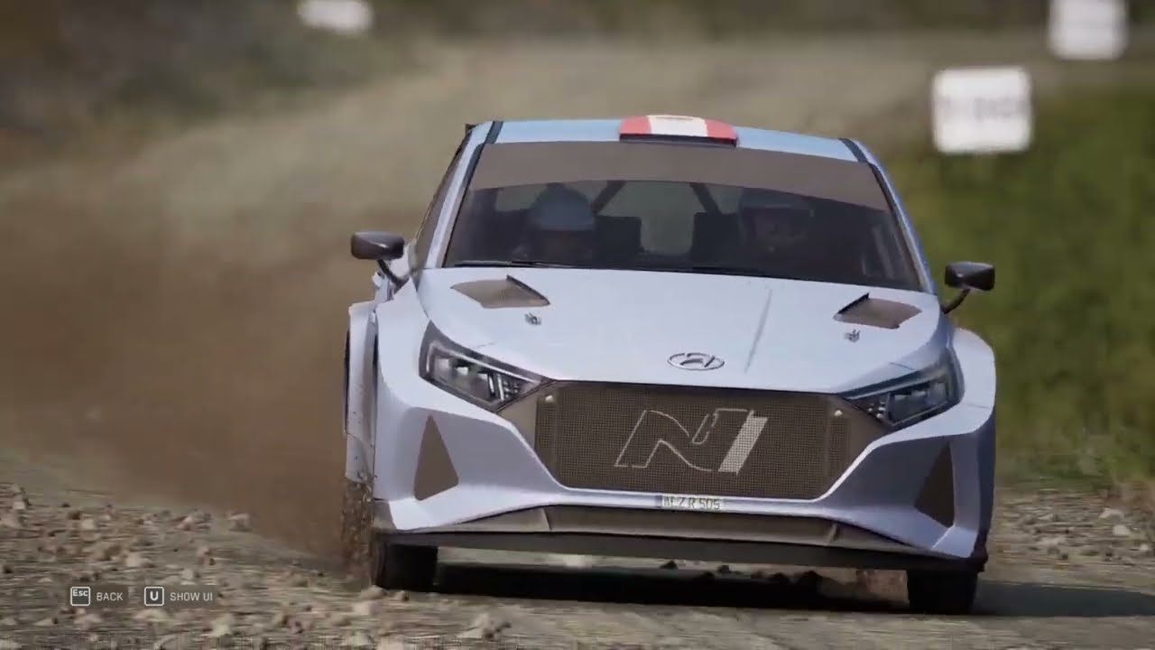 AC Rally Hyundai i20 Gravel Wales half stage