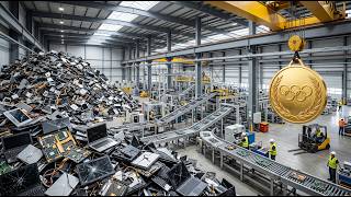 How Old Laptops Become Olympic Gold Medals | Inside the E-Waste Factory