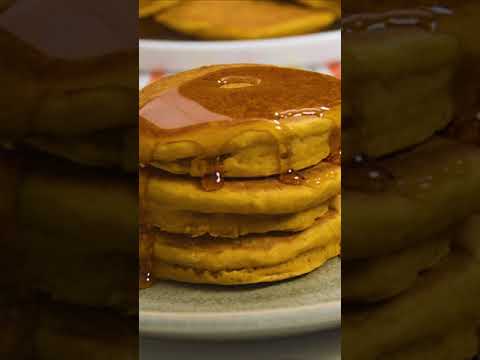 Pumpkin Pancakes - Dished #Shorts