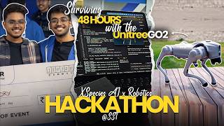 Surviving 48 Insane Hours at India's Craziest Hackathon | Unitree GO2 Hackathon Vlog