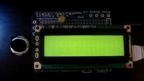 Arduino server watchdog Ethernet and custom LCD shields