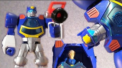 Huge Epic Chase The Police Rescue Bot -Transformers Rescue Bots - Unbox and Review