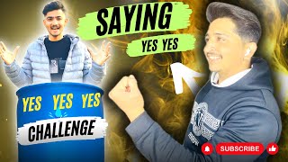 Saying Yes To My Partner For One Hour | McChallenges #challenge #SayingYesChallenge