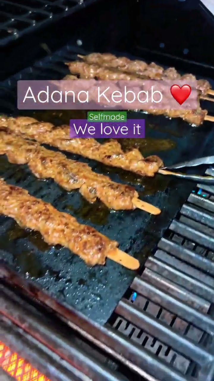 Adana Kebab | Fleisch Spieß | Selfmade 🇹🇷 food #shorts #adanakebab # ...