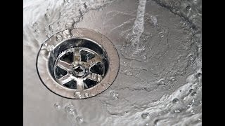 Sound Effect - Running Water into a Steel Sink then plug in and partially filling - License Free