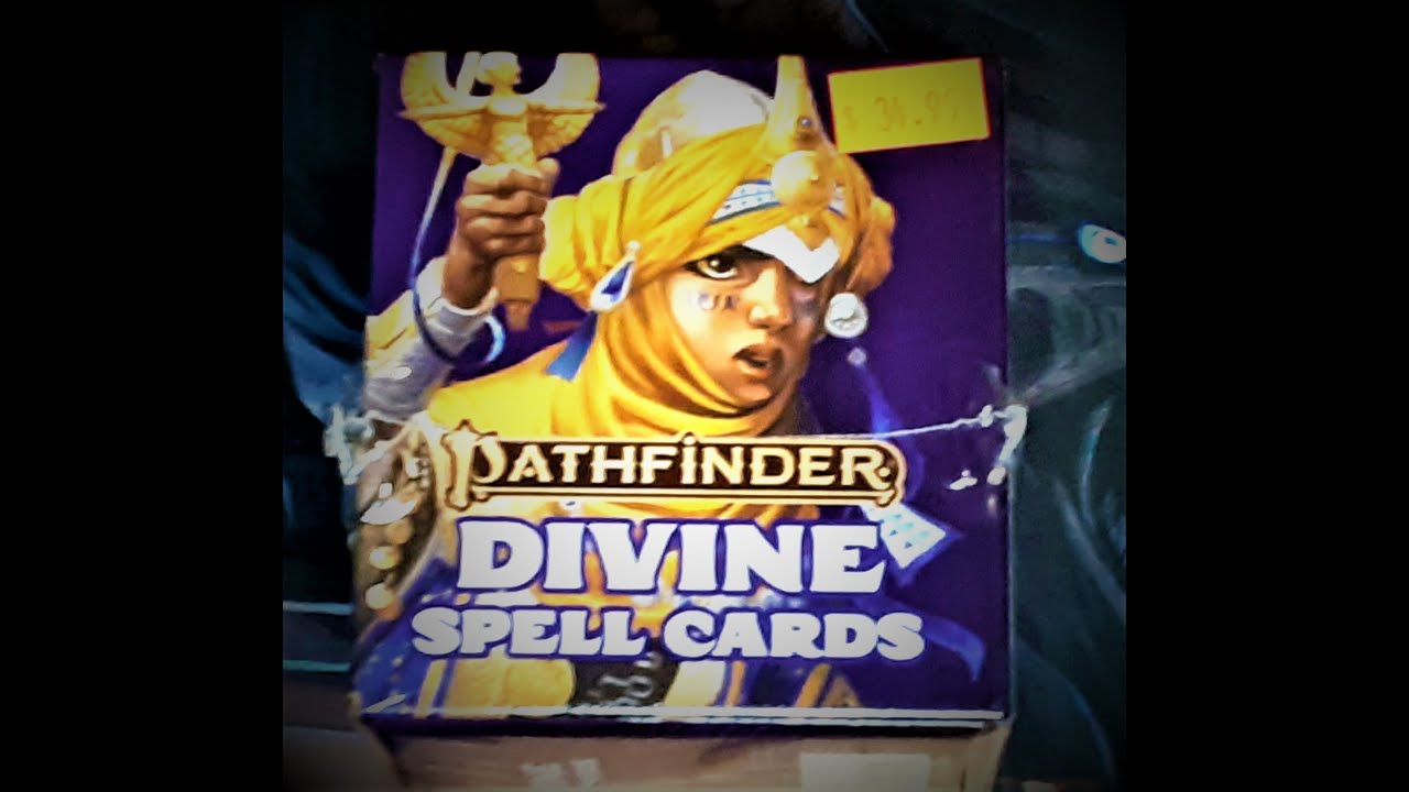 Pathfinder 2nd Edition Divine Spell Cards Unboxing - YouTube