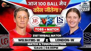 Welsh Fire-W vs London Spirit-W | The Hundred Women’s 31st Match | Who Will Win Today's Match | W... screenshot 4