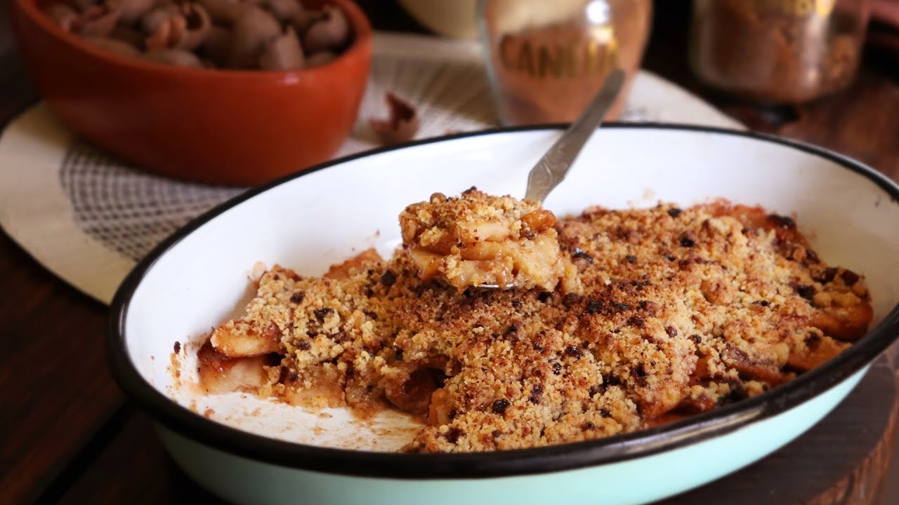 CRUMBLE de MANZANA, receta fácil y rápida! - CUKit!