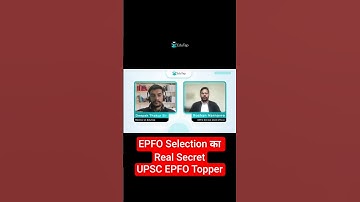 UPSC EPFO Topper | How One Mock Interview Changed My Journey | EPFO Preparation Tips to Crack EO AO