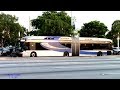 BROWARD COUNTY TRANSIT BUS ACTION AROUND THE CITY 2017