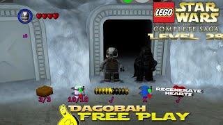 Lego Star Wars TCS: Ep 5 Chap 4 / Degobah FREE PLAY (All Collectibles) - HTG
