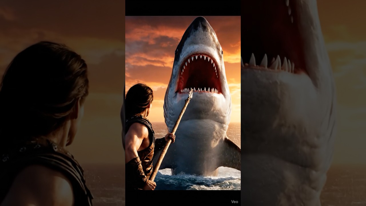 Face to Face: Cliff, Spear & the Giant Shark