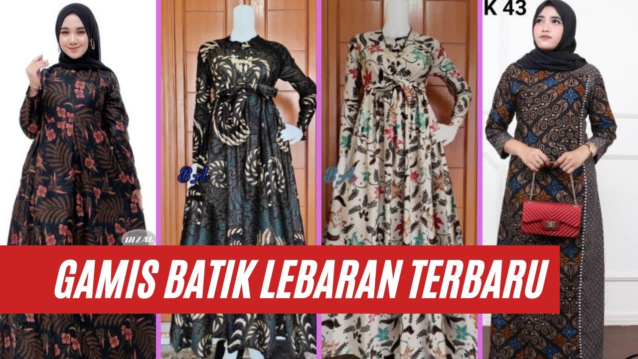 50 Model Gamis Batik Lebaran dan Seragam|| MODEL GAMIS TERBARU 2024