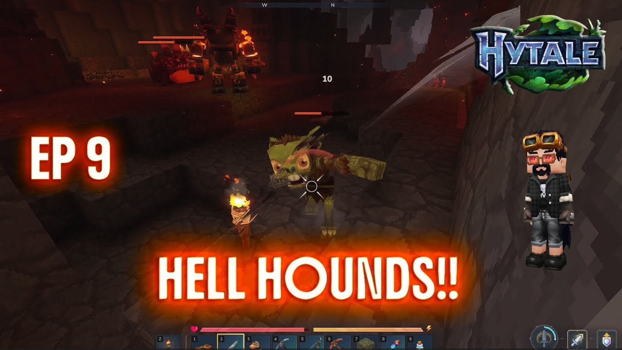 Hytale - Let's Play - EP - 9 - HELL HOUNDS!!
