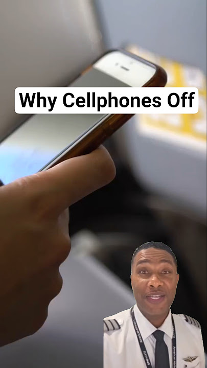 Why turn off your cellphone? It’s about flight safety. #NowYouKnow #PilotExplains #FlightSafety #fyp