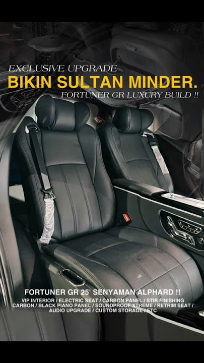 CAN YOU LET GO OUT USING THE VIP SEATS IN THE FORTUNER???