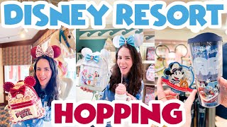 DISNEY RESORT HOPPING! Disney Resort Merch Update 2024 | Walt Disney World Shopping