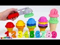 Pretend play toy kitchen  learn counting numbers  colors for preschool toddlers