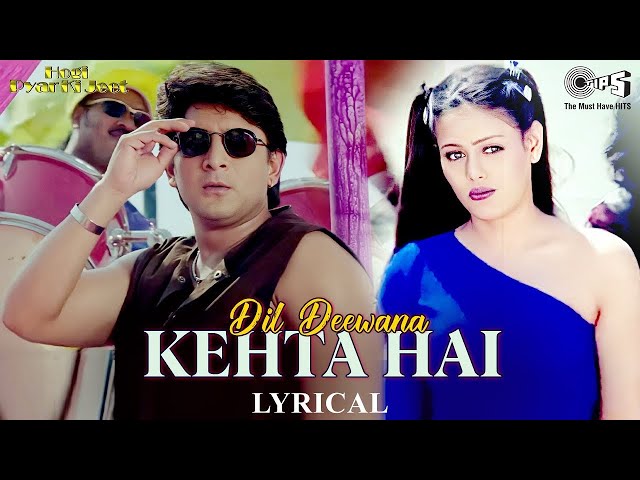 Dil Deewana Kehta Hai Ki Pyaar Kar - Lyrical | Hogi Pyaar Ki Jeet | Udit Narayan | 90's Hit Songs class=