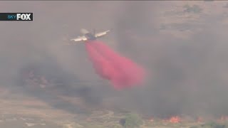 Two homes destroyed in Hesperia brush fire